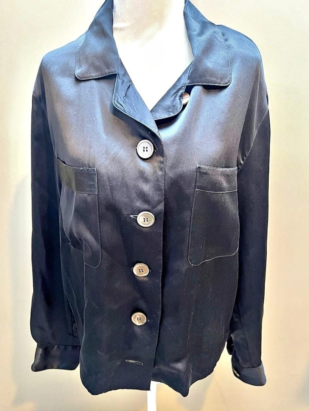 THALIA Black silk jacket Size M